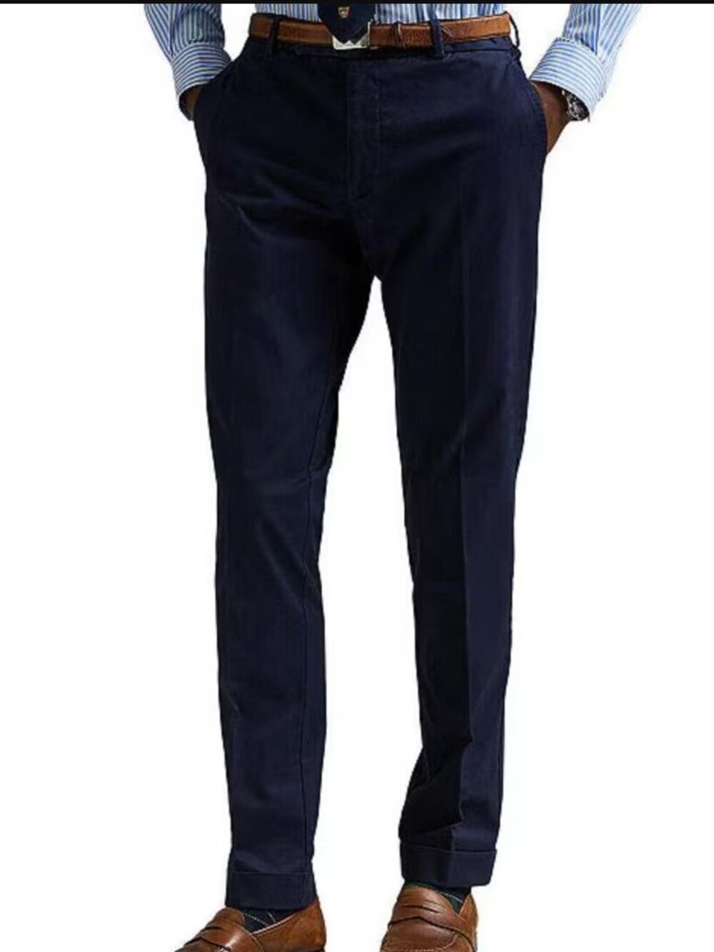 POLO RALPH LAUREN CUFFED HEMS DRESS PANTS (34X34)